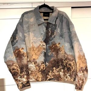 PacSun Unisex Oversized Renaissance Pattern Tapestry Jacket. NWOT. Fabulous!
